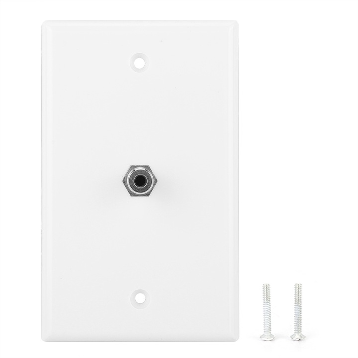 Fali panel egy porttal, Jormftte, minőségi anyag, ütésálló, fehér