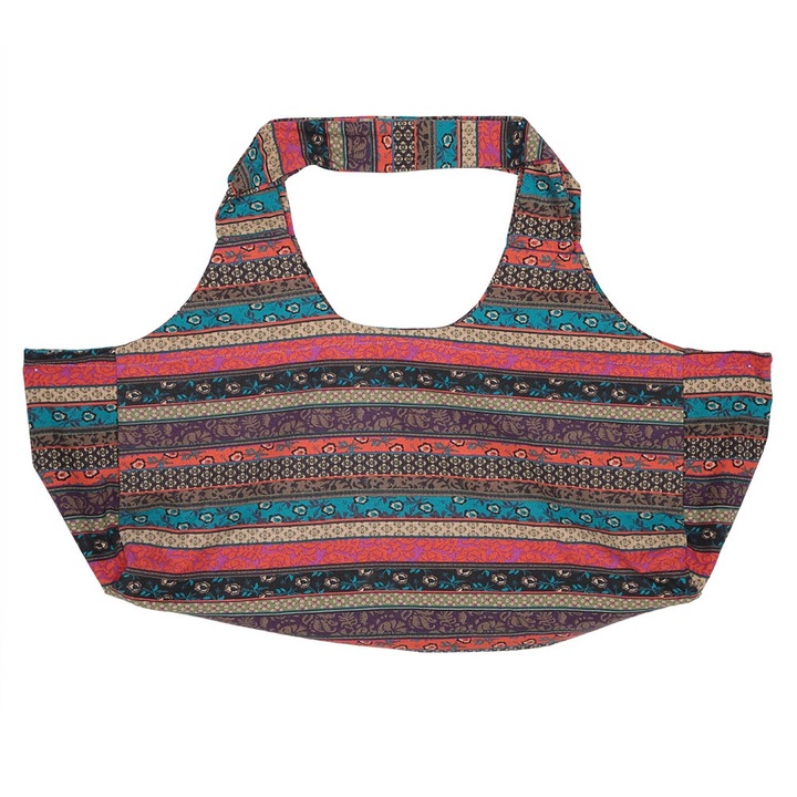 Sporttáska, hosszúkás, összecsukható, nagy kapacitású, vászon anyagból, kültéri tevékenységekhez