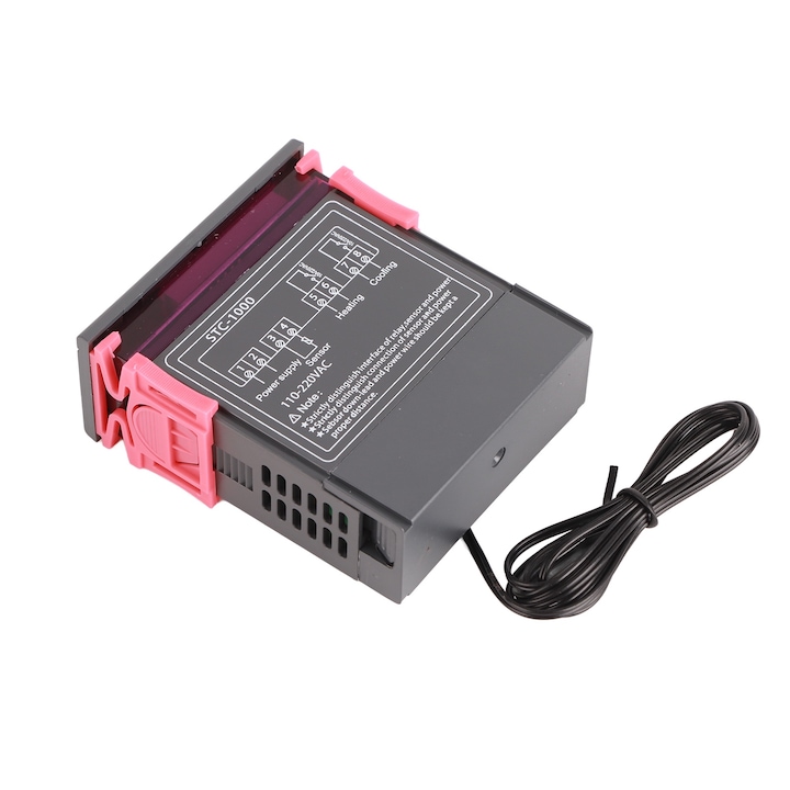 Controler digital de temperatura Enforose Mini microcomputer Termostat electronic Masina de eclozionare pentru fructe de mare pentru acvariu 110-220V