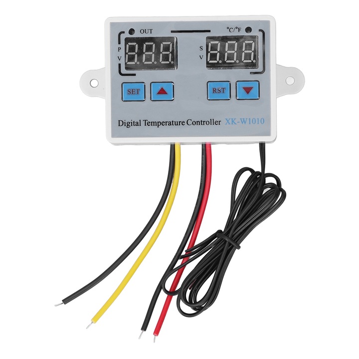 Termostat digital de inalta precizie, Enforose, placa mini de control al temperaturii cu comutator functie