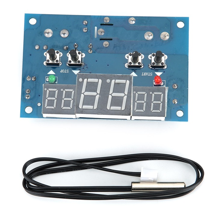 Modul termostat digital Enforose, control inteligent temperatura, interval masurare -9~99°C, dimensiuni 78x51mm