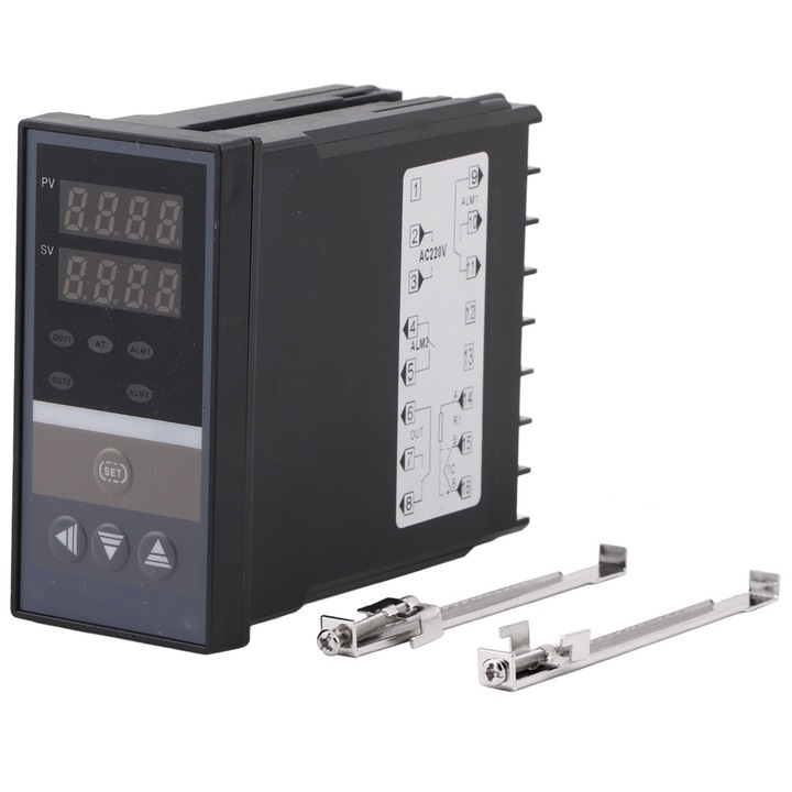 Controler de temperatura inteligent Enforose REXC-400, 10A, AC 220V, dimensiuni compacte