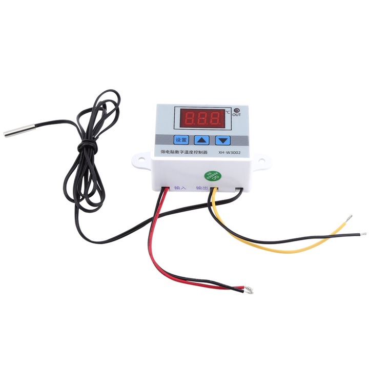 Termostat digital Enforose, control temperatura -50 la 110, precizie 0.1, dimensiuni 60x45x31mm