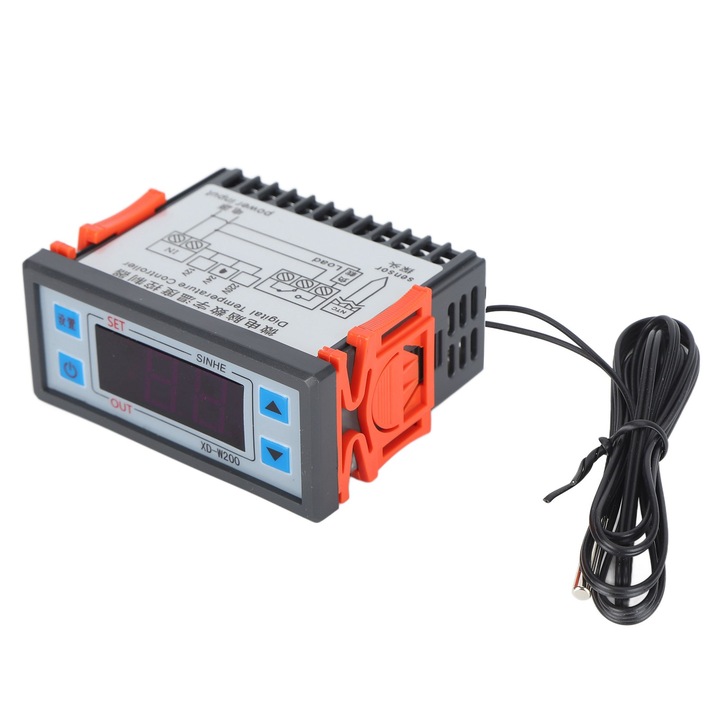Controler Digital de Temperatura Enforose XD-W200, Interval -19-99°C
