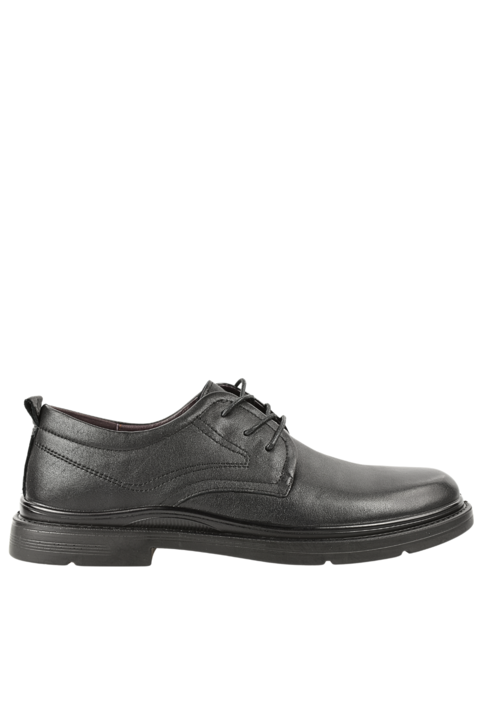 Pantofi eleganti, barbati, MELS, 860507 negru, piele naturala 43