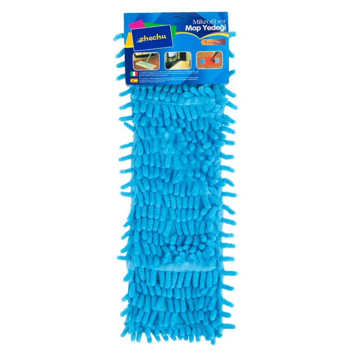 Laveta microfibra, 40x12cm, albastru