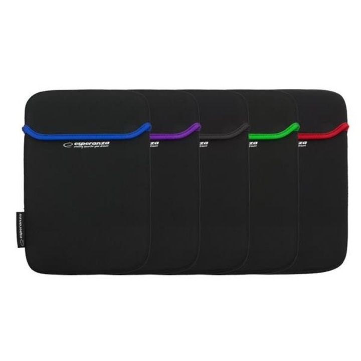 Etui neopren pentru tableta 10", negru, dimensiuni 265x180x15mm, 1 compartiment