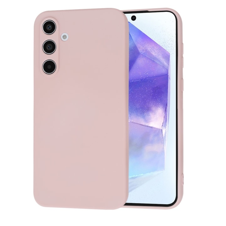 Samsung Galaxy A25 5G-vel kompatibilis védőtok, rózsaszín