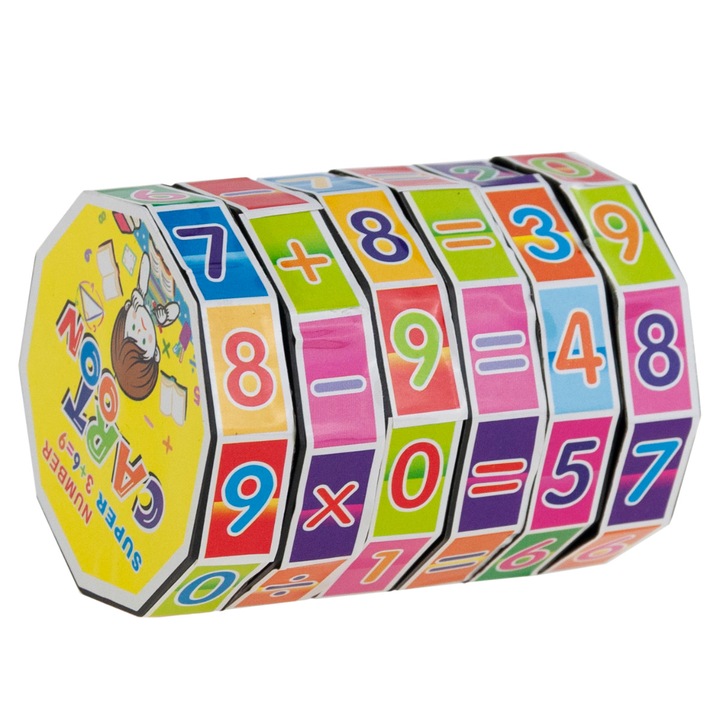 Joc educativ, matematica interactiva, multicolor, 7.2x5.3cm