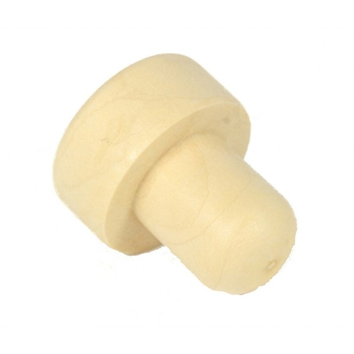 Set 10 Dopuri Sintetice, Reutilizabile, 17x33mm, Alb