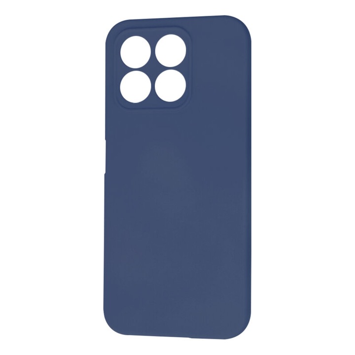Husa Compatibila cu Honor X8B, Silicon Cover, Interior Microfibra, Protectie Camere, Bleumarin, Atlas