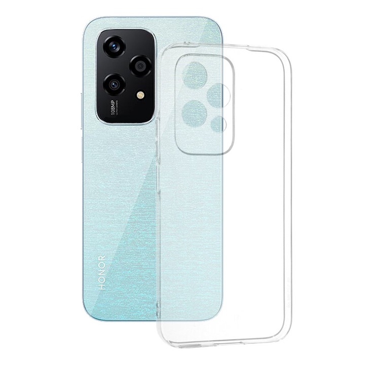 Husa Compatibila cu Honor 200 Lite, Ultra Slim 2mm, Protectie Camere, Transparent, Atlas