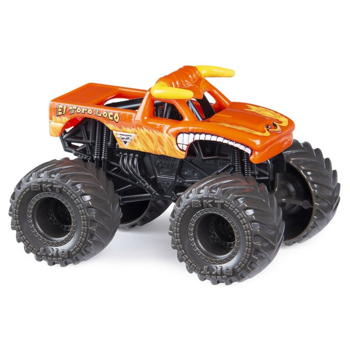 Masinuta Monster Jam El Toro Loco negru - 1/70