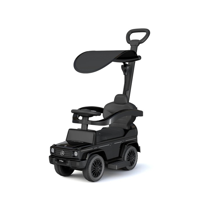 Masinuta Premergator Pentru Copii 2 in 1 Mercedes G350d Cu Parasolar Negru K