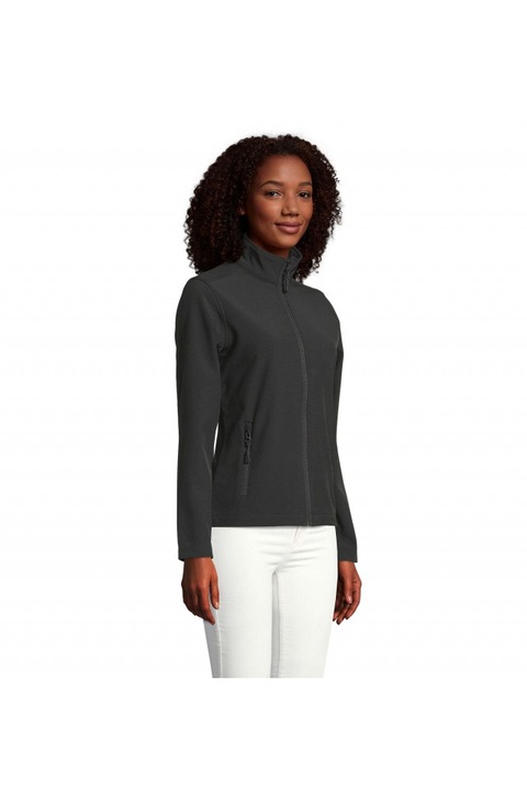 Jacheta pentru femei, softshell Sol's Race - SO01194, Negru