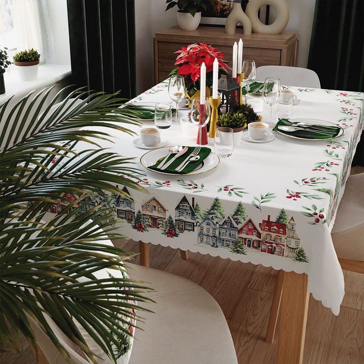 Fata de masa Markizeta Nina, impermeabila, multicolor, 110x160cm