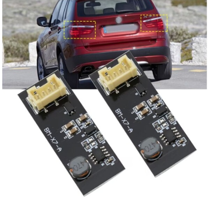 Kit reparatie Ventoo®, 4 module pentru lampi pozitii spate, compatibil BMW X3, F25, compatibil Valeo B003809.2, negru