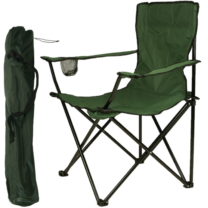 Scaun de camping Luka RB3, cu husa, multicolor