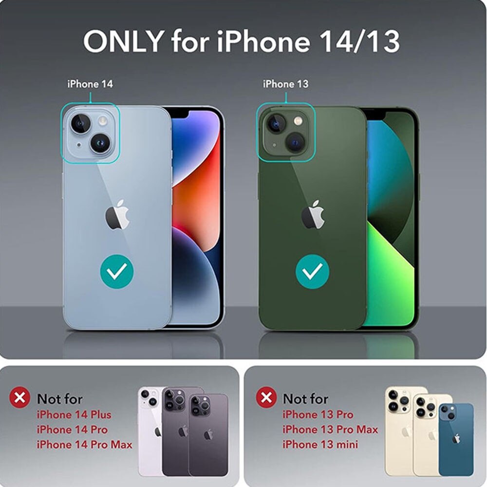 Husa telefon compatibila Apple iPhone 14, rezistenta la zgarieturi si ingalbenire, colturi absorbante, transparenta