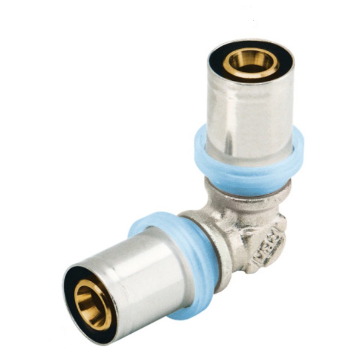 Коляно за кримпване RBM Press 20, 90 градуса