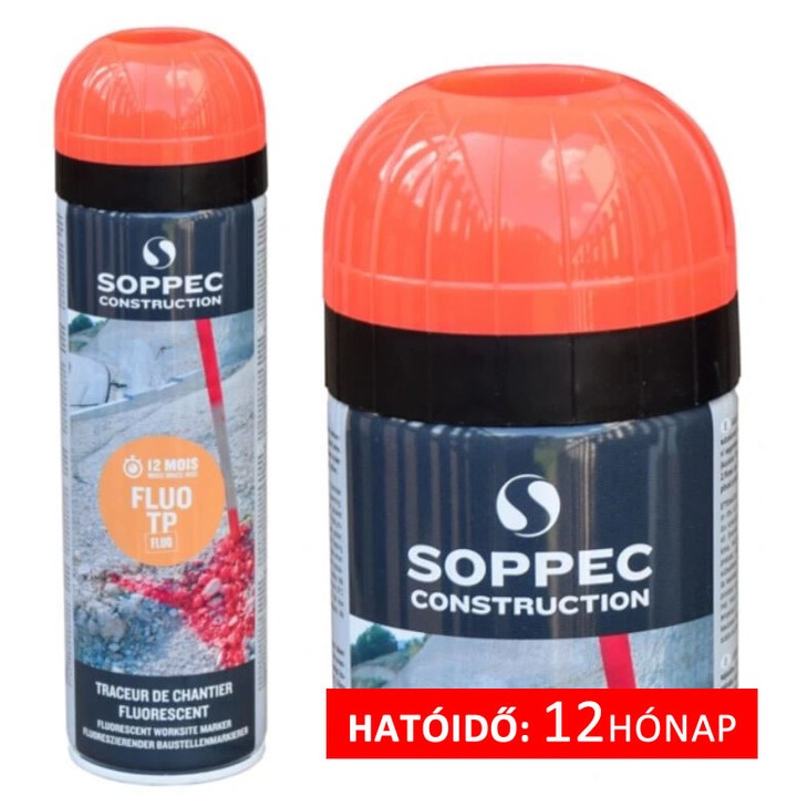 Soppec fluo T.P. jelölőfesték - PIROS