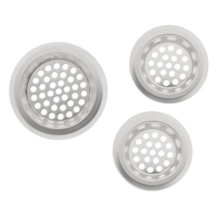 Set 3 Site pentru protectie sifon chiuveta Antbro®, metalice