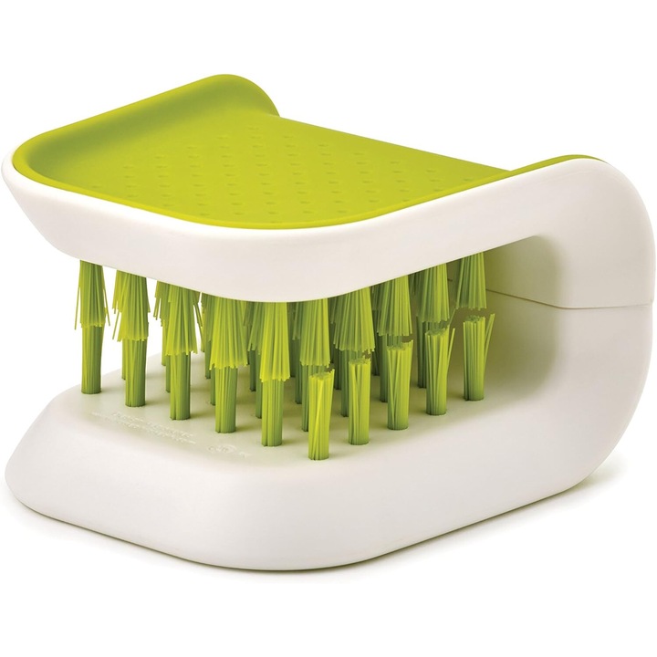 Perie de curatare tacamuri, Cozevdnt, Plastic, Design unic, Verde