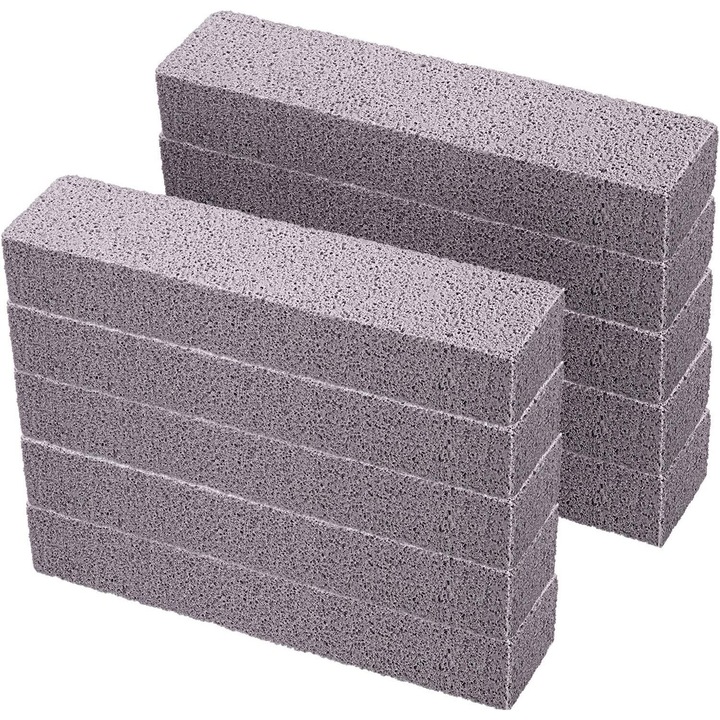 Set de 10 Bete Pumice pentru Curatare, Enforose, 5.9x1.4x0.9 inch, fara miros, nontoxice