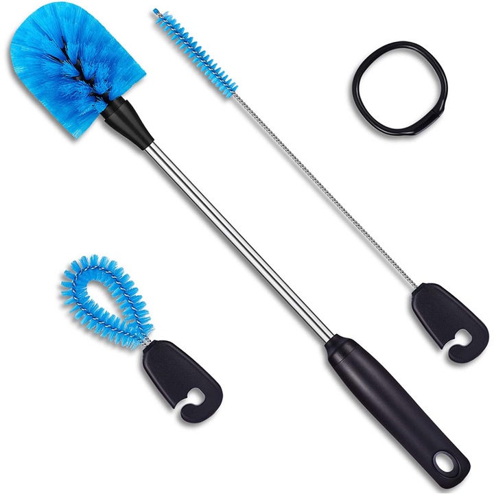 Set de curatare perii pentru sticle, Cozevdnt, maner lung, multicolor