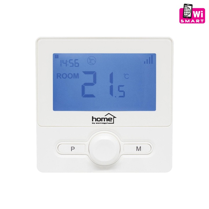 Convector electric, Nedis, Wi fi, Alb