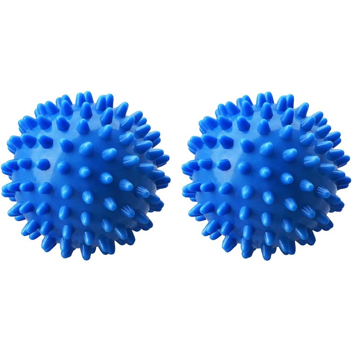 Mingi de masaj Cozevdnt, set 2 bucati, albastru, pentru fasciita plantara, elasticitate optima