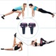 Set 2 Chingi fitness Cozevdnt, roz, ajustabile, pentru antrenament muschi picioare si brate