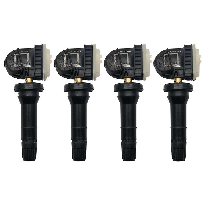 4 db-os guminyomás érzékelő készlet, fekete, TPMS, ABS