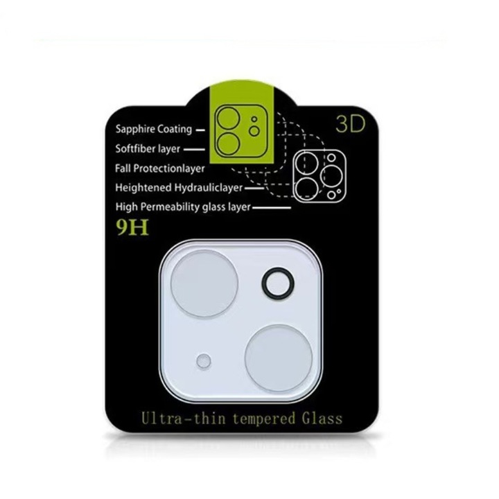 Протектор за обектива на камерата за iPhone 15 / 15 plus, защитно стъкло 9H, прозрачно, устойчиво на надраскване