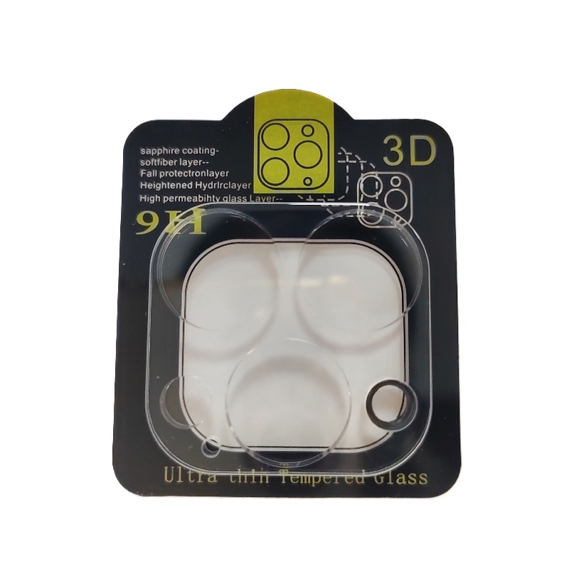Folie protectie lentila camera pentru iPhone 15 Pro/15 Pro Max, transparenta, rezistenta la zgarieturi si socuri, aplicare usoara