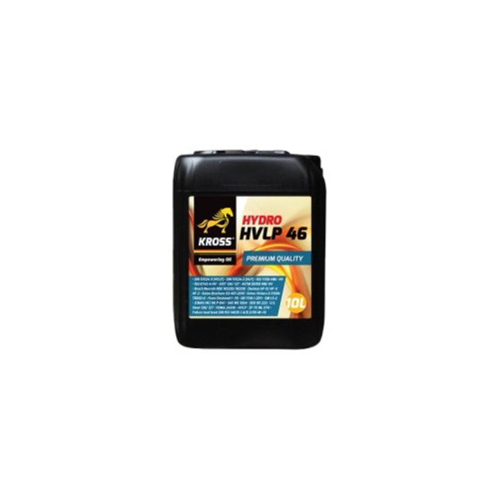 Ulei hidraului KROSS HYDRO HVLP 46, Premium, 10L