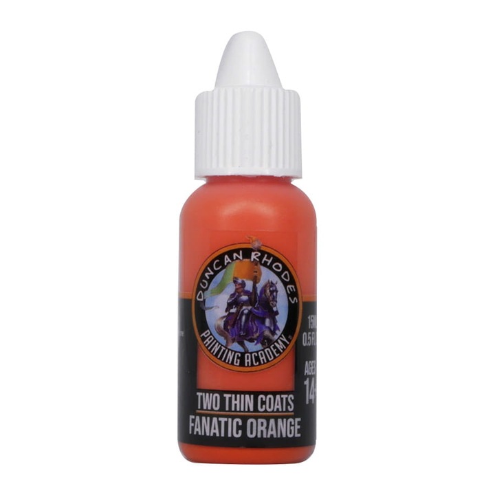 Festék 10011 Fanatic Orange, két vékony réteg, 15ml