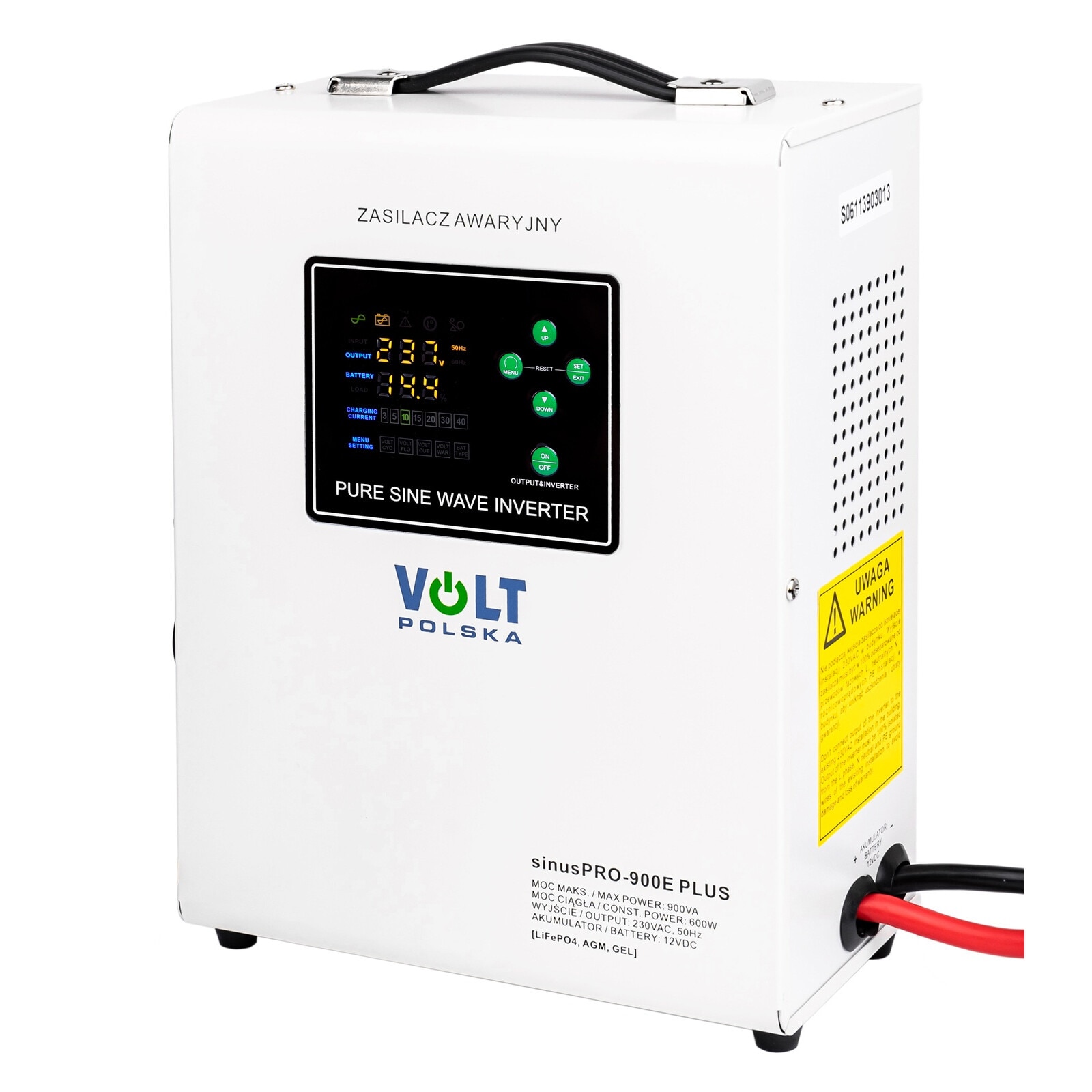 UPS VOLT UNDA PURA SINUS PRO serie E PLUS 600W / 900W 12V / 230V ...