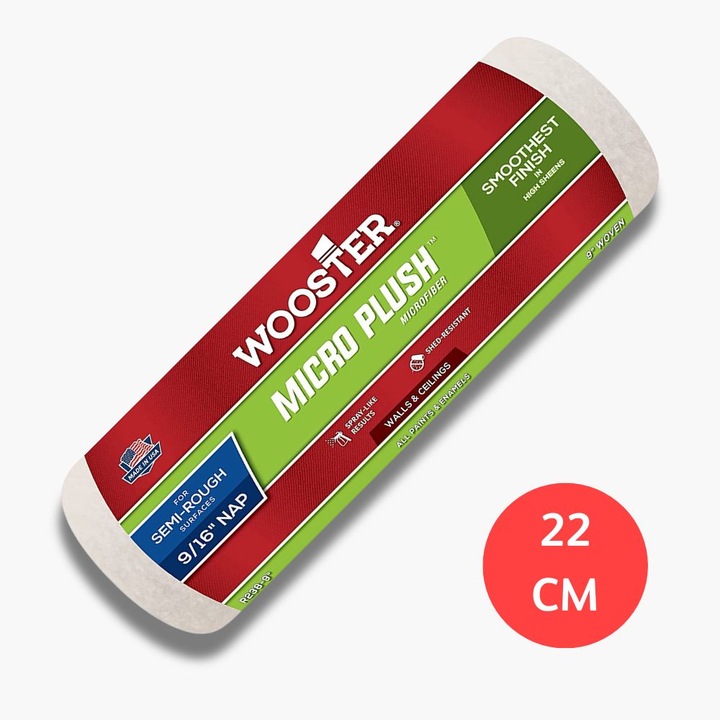 Rezerva Trafalet 22 cm MICROPLUSH, 14 mm, Wooster