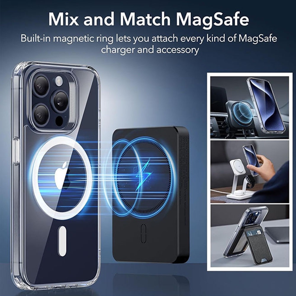 Husa pentru iPhone 15 Pro Max, rezistenta la zgarieturi si ingalbenire, transparenta