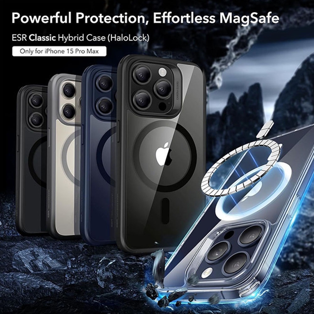 Husa pentru iPhone 15 Pro Max, rezistenta la zgarieturi si ingalbenire, transparenta
