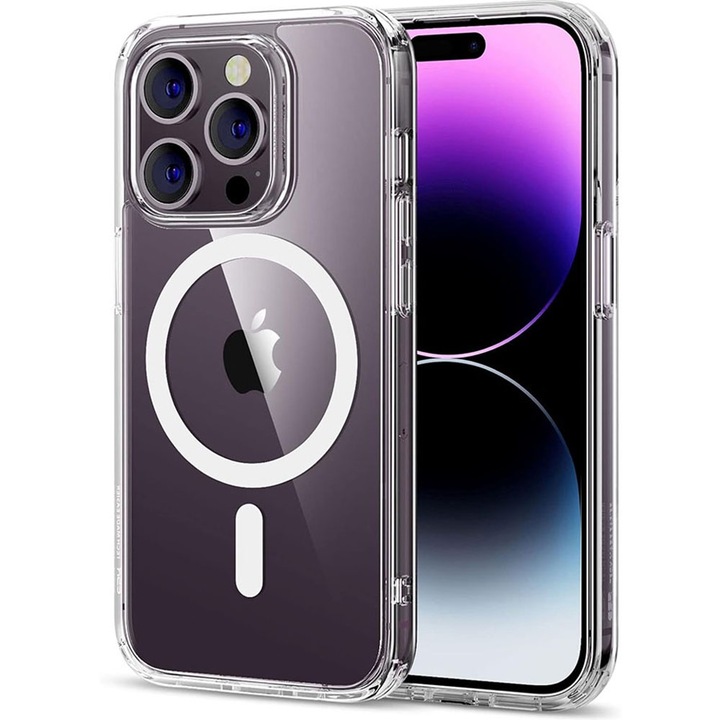 Carcasa pentru iPhone 14 Pro Max, transparenta, TPU