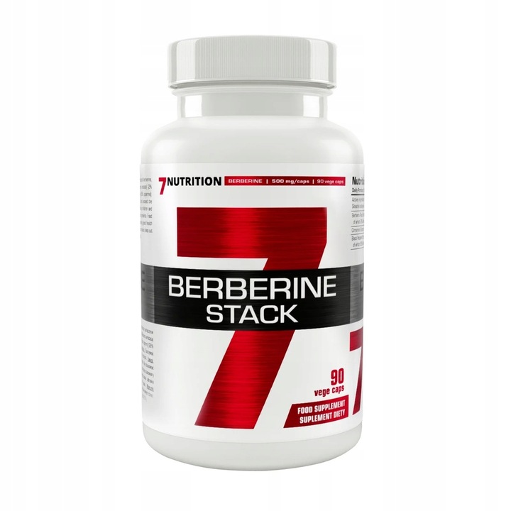 Хранителна добавка 7Nutrition, Berberine Stack, 90 растителни капсули, Берберин, Канела, Черен пипер