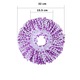 Set 2 rezerve mop PAA-home®, culoare alb mov, pentru capul rotativ cu diametrul de 16 cm, diametrul exterior mop 32 cm