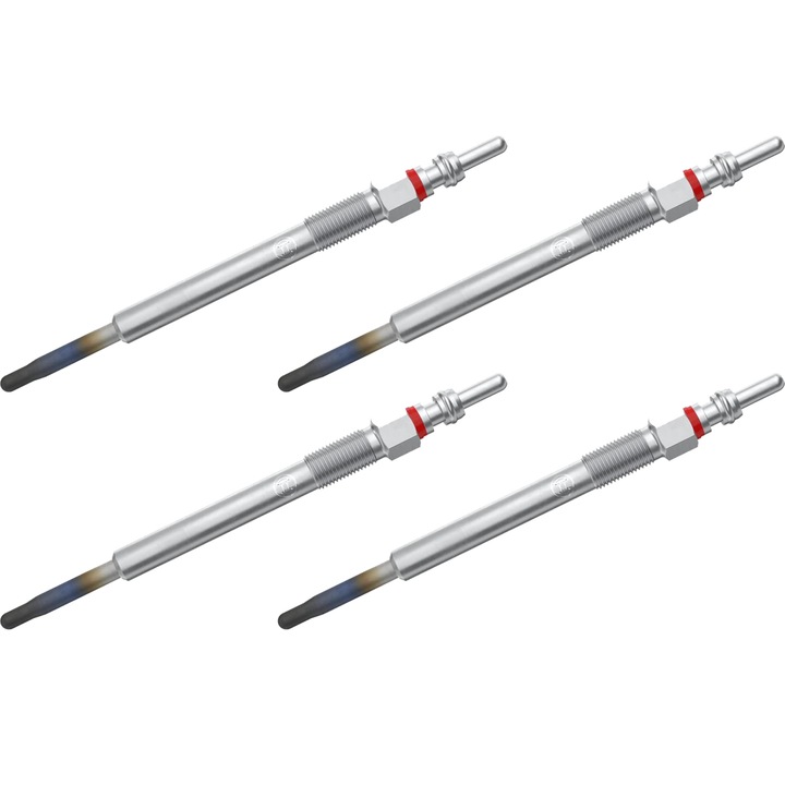 Комплект 4 подгревни свещи Bosch за Fiat 500, Doblo, Panda, Punto, Qubo, Tipo, Opel Combo, Corsa E 1.3