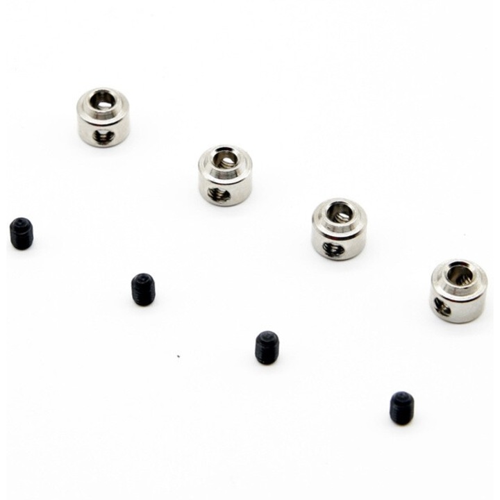 4 db krómozott sárgaréz nyaklánc D3,1 mm-es készlet, M3 menetes tűvel