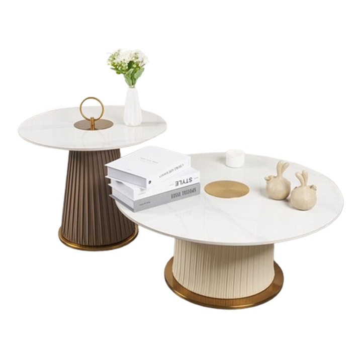 Set Mese Cafea KJCT017, 80 x 80 x 35 cm