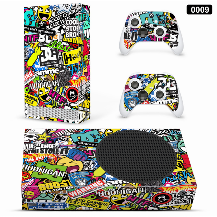 Matrica / Skin konzol és két kontroller Xbox Series S-hez bomba színű