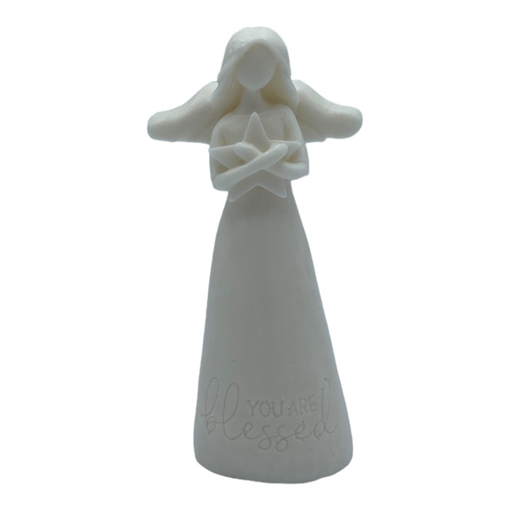 Sapun handmade odorizant pentru camera sau dulapuri, parfum iasomie, inger Craciun, 13x6 cm, 120 g