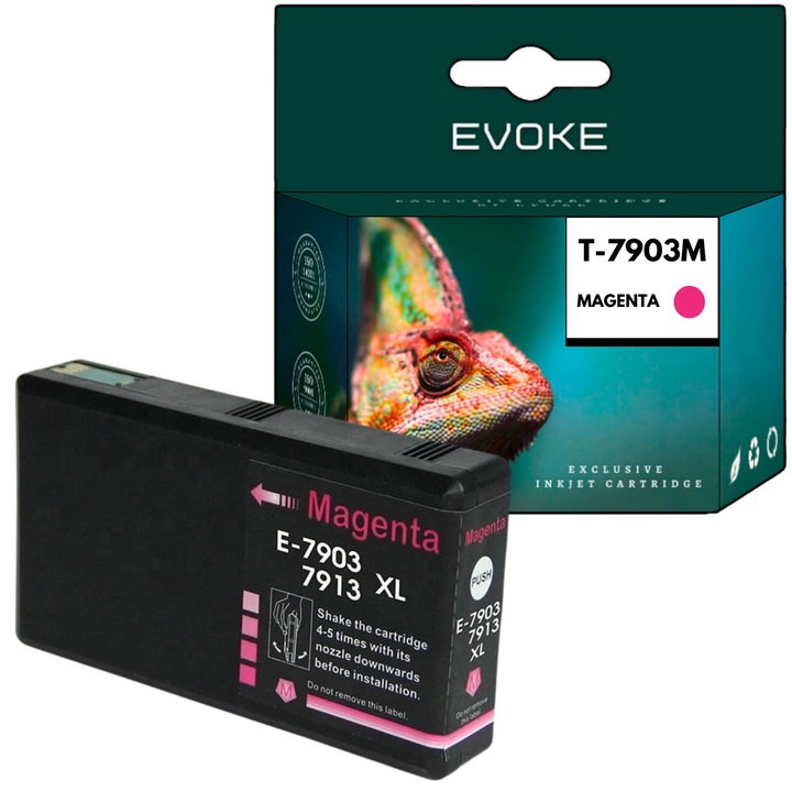Epson T7903 magenta nyomtató tintapatron, 25 ml, 2000 oldal, C13T79034010, kompatibilis a WorkForce Pro WF4630 WF4640 WF5110 WF5190 WF5690 termékkel